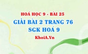 Giải bài 2 trang 76 SGK Hoá 9: Tính chất hoá học của Phi kim